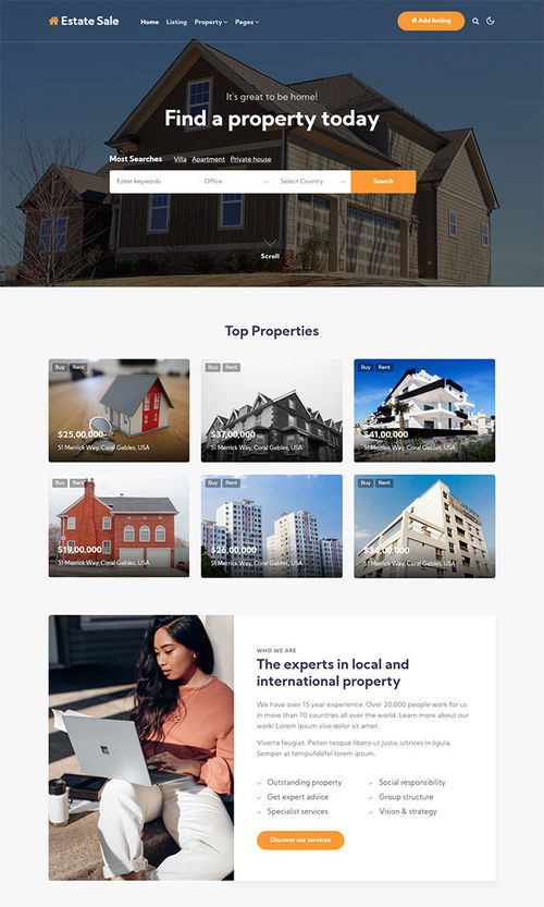 長(zhǎng)春房產(chǎn)物業(yè)公司網(wǎng)站建站模板 打造專業(yè)線上服務(wù)平臺(tái)
